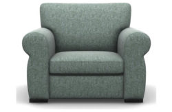 Heart of House Chloe Tweed Fabric Chair - Duck Egg